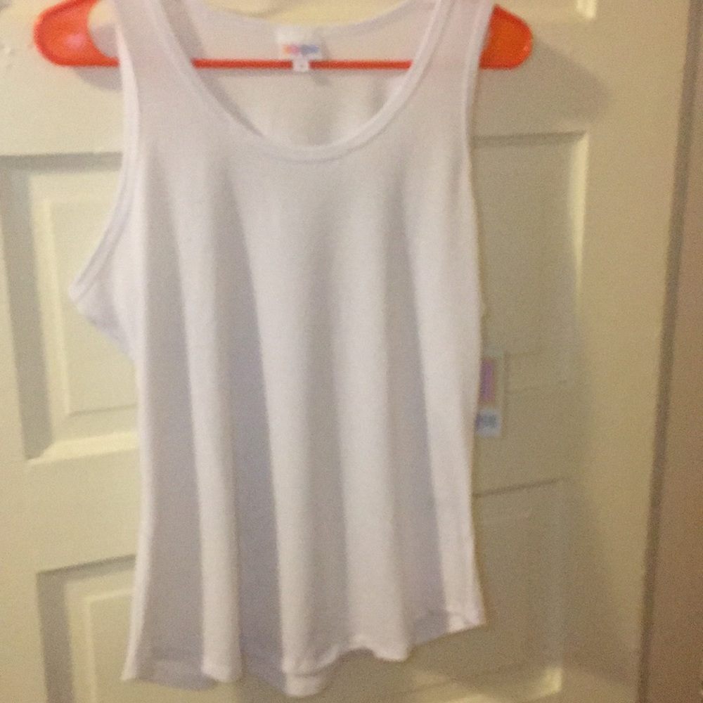 LuLaRoe white tank top NWT